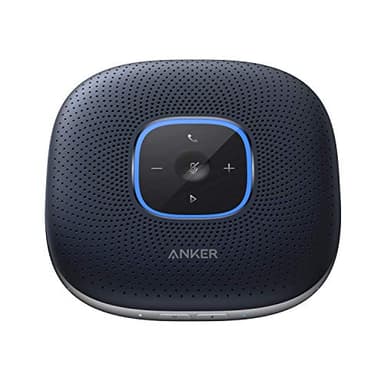 Anker PowerConf Altavoz Bluetooth para Conferencias con 6 Micrófonos Integrados, Captación y Grabación de Voz Mejorada, 24 Horas de Autonomía, USB-C, Certificado por Zoom, para Oficina en Casa