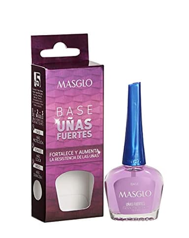 MASGLO Base UÑAS Fuertes 13,5ML, Único, 13.5 ml (Paquete de 1), 13