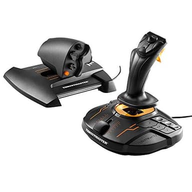 Thrustmaster T.16000M FCS HOTAS - Joystick y Mando de Potencia para PC (Tecnología Magnética H.E.A.R.T, Raíles Deslizantes S.M.A.R.T, 30 Botones, Ideal para Flight Simulator y Star Citizen)