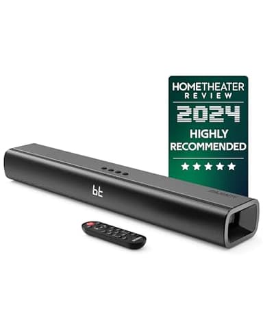 MAJORITY Naga 60 Barra de Sonido TV | Soundbar Bluetooth | 120W Altavoces para TV | 2.1 Home Cinema | Barras de Sonido con HMDI ARC | Sound Bar Montaje en Pared | Home Theater Altavoz Smart TV