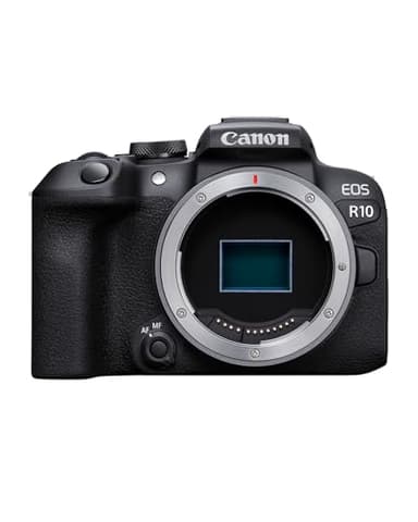 Canon EOS R10 Cámara Mirrorless (Solo Cuerpo) - Cámara Digital Compacta - Enfoque Dual Pixel CMOS AF II y Grabación 4K hasta 60p - Bluetooth, Wi-Fi y USB-C - Ideal para Explorar Estés Donde Estés