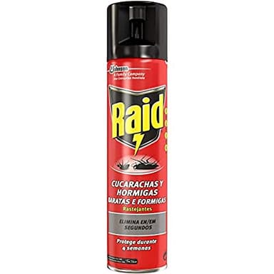 Raid Insecticida contra Cucarachas, Hormigas y Chinches - 400 ml