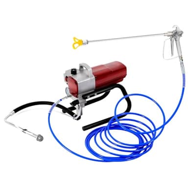 HuKaiL Airless - Pulverizador de pintura (2,2 l/min, sistema de pulverización de pintura, pistola pulverizadora de pared 1800 W/220 V/25 Mpa con ancho de pulverización de 25 cm, pulverizador sin aire