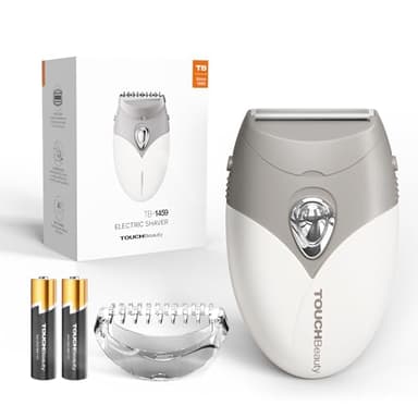 TOUCHBeauty Afeitadora eléctrica mejorada 2025 para mujer, maquinilla de afeitar inalámbrica para una piel sedosa y suave, húmeda/seca, ideal para viajes, gris