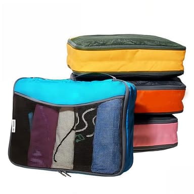 OW-Travel Organizadores de Maletas. Organizador Maleta para bolso. Bolsas organizadores para maletas. Organizador de maleta para viaje. Packing Cubes para mochila. Organizador viaje, 4 Colores
