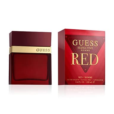 GUESS Seductive Red, Eau de Toilette, Perfume Hombre, Oriental Vainilla, Perfume Elegante de Larga Duración, 100 ml
