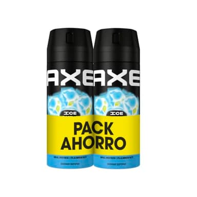 Axe Axe Duplo Ahorro Ice Chill Rock - Desodorante 2 X 150 Ml 260 g (embalaje puede variar)