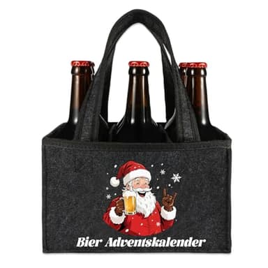 Anicy Calendario Adviento Cerveza, Hombre, Cerveza Regalo Hombres, Bolsas para Botellas
