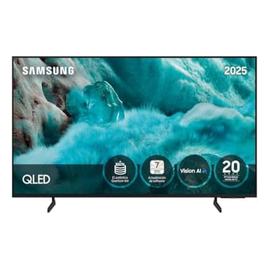 Samsung TV 55 Pulgadas QLED Q7F 4K Smart TV con Vision AI, 100% Volumen de Color con Quantum Dot y más de 500 Canales