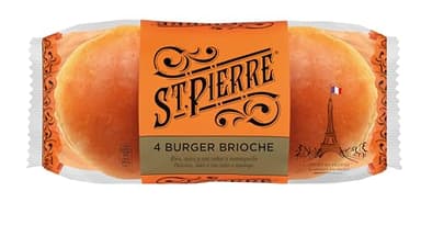 St Pierre - Pan Brioche para Hamburguesa (4 unidades, 250g)
