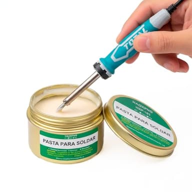 CABLEPELADO Flux de Soldadura, Pasta de soldar, Soldadura en Pasta, Solder paste, Pasta de Estaño, Respetuoso del Medio Ambiente, 50 gramos