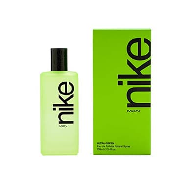 NIKE - Ultra Green 100 ml, Colonia Hombre, Perfume Formato Spray, Eau de Toilette Natural y Masculina. Aroma Amaderado Oriental, Fragancia Fresca, Poderosa y de Larga Duración