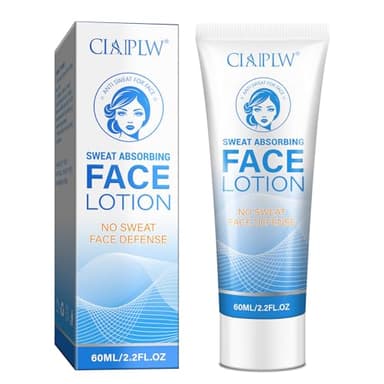 Loción Antitranspirante para Facial, Previene el Exceso de Sudoración Facial y el Brillo Facial, Bloquea el Sudor y Controla la Piel Grasa, Crema Anti Sudor para las Hombres y Mujeres, 60ml