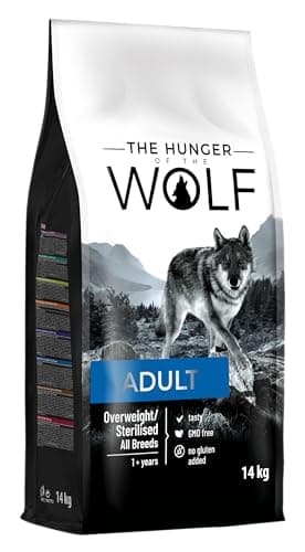The Hunger of the Wolf Alimento seco para perros adultos con sobrepeso y esterilizados, fórmula light con pollo- 14 kg