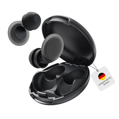 Duppiie Pro Tapones Oídos Ruido Dormir| Certificados 47dB SoundTarget | Confort de Nube y Aislamiento Triple | 8 Tamaños para Sueño, Oficina y Viaje