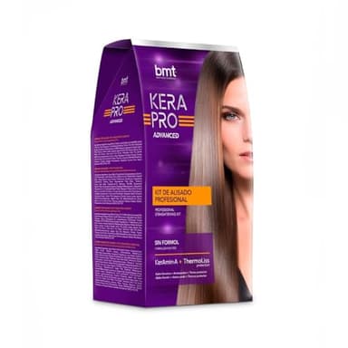KATIVA BMT KERAPRO Advanced | Kit de Alisado Profesional | Keramin-A + ThermoLiss | Sin Formol | Mono uso 240 ml