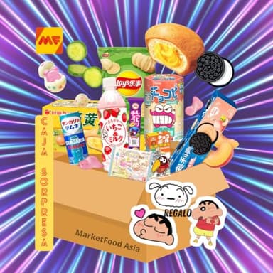Leebox Caja sorpresa dulces asiáticos snacks con sorpresa san valentin amor japón corea k-pop 10pcs
