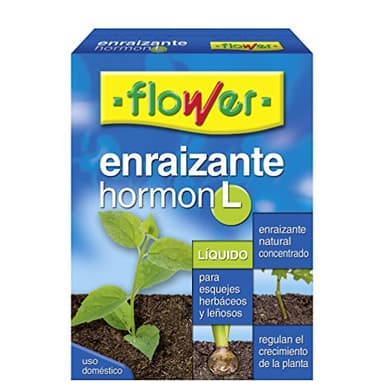Flower - Enraizante Líquido Hormon L | Enraizante Natural para Esquejes y Suculentas | Absorción Foliar y Radicular | Crecimiento de Plantas, 50ML