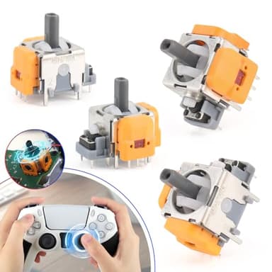 4 Uds Joysticks Analógicos para PS5 Controlador Módulo Joystick Magnético Compatible con Play Station 5 PS5 Repuesto Joystick Efecto Hall