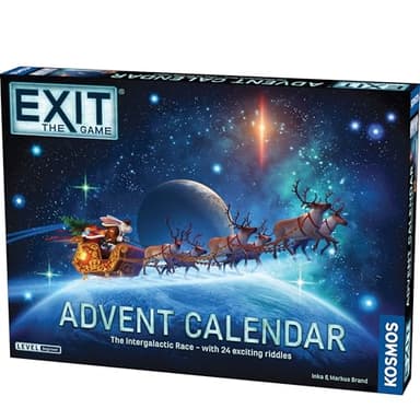 EXIT: The Game - Calendario de Adviento - La carrera intergaláctica | Sala de escape de vacaciones | 24 días de acertijos | Traditon de Navidad | Juego espacial
