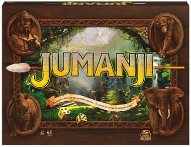 SPIN MASTER Games - JUMANJI Juego de Mesa en Español para 2-4 Jugadores, Infantil y Adultos - 6065098 - Regalo Niños 8 años + - Juegos de Mesa Niños 8 Años +