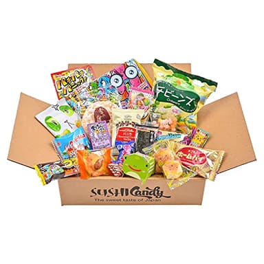 Set de regalo de caja de dulces japoneses Dagashi, dulces y aperitivos japoneses, 20 piezas