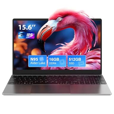 Ordenador Portatil 15,6 Pulgadas, Win11 PC Portátil 16GB RAM 512GB SSD Celeron N95 CPU( hasta 3,4 GHz), Ordenador IPS HD de 1920 x 1080 FHD, traer WiFi 5, HDMI, 2*USB 3.0, Type- C, TF Card Slot