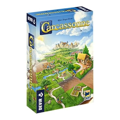 Devir - Carcassonne, Juego de Mesa, Juego de Mesa de Estrategia, Juego de Mesa Divertido, Juego de Mesa 7 años (BGCARCAS2)
