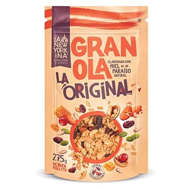 La Newyorkina Granola Original 275g Con Miel de España, Frutos Secos y Aceite de Oliva Virgen Extra