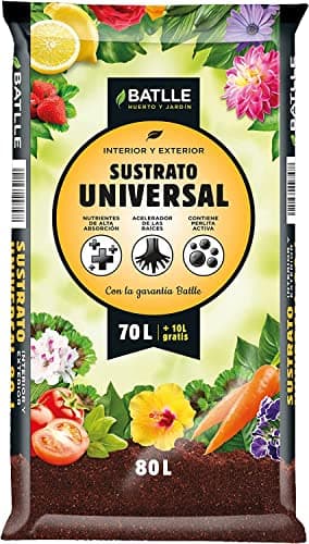 Sustrato Universal 80L para Plantas de Interior y Exterior - Batlle