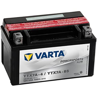 Batería de moto Varta Powersports AGM 50615 - YTX7A-BS para Motocicleta