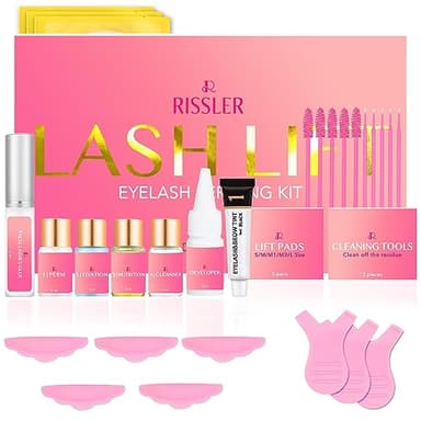 Lifting Pestañas Kit Profesional 2025 - Set Completo Ideal para el Lifting Pestañas y el Rizador Pestañas, Lash Lift kit Mejorado para Permanente de Pestaña, con la nostra Nuova Pegamento (Premium)