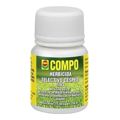 Compo Herbicida Selectivo para Césped Tidex 25 ml - Dosis para 1 mochila de 15 L