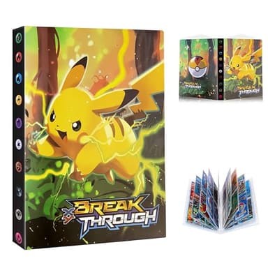 Álbum de colección para cartas de Pokémon, 240 cartas-30 páginas, álbum de coleccionistas para álbum de cartas de Pokémon