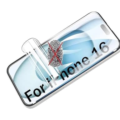 CUFEREDU 2pcs Película hidrogel mate Prevención de huellas dactilares para iPhone 16 Pro 5G 6.3inch Protector de pantalla tpu flexible y de alta sensibilidad a prueba de deslumbramiento