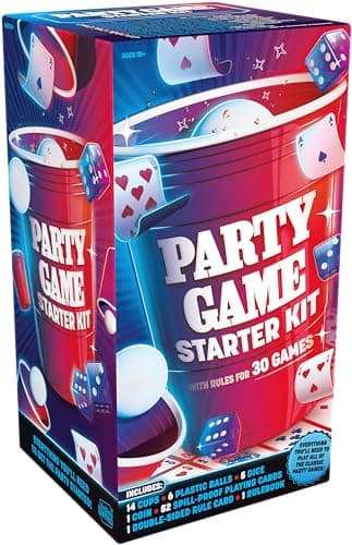 Goliath Party Game Starter Kit, Colección de juegos adecuados para personas mayores de 18 años, juego de fiesta, todo lo que necesitas para una fiesta divertida con juegos