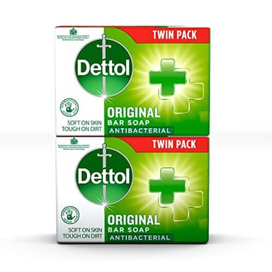 Dettol Original Sapone antibatterico, Confezione da 2 x 100 g