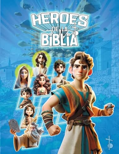 Héroes de la biblia: Una Guía para Niños y Jóvenes de los Valores y Virtudes Cristianos a través de las Aventuras de los Personajes Bíblicos