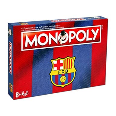 Winning Moves Monopoly FC Barcelona - Juego de Mesa - Versión bilingüe en Castellano y catalán