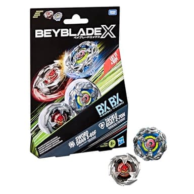 Beyblade X Tackle Goat 2-70N & Sword Dran 3-60F, Pack Doble