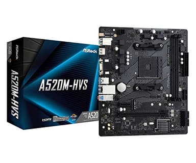 Asrock A520M-HVS AMD AM4 MATX Retail