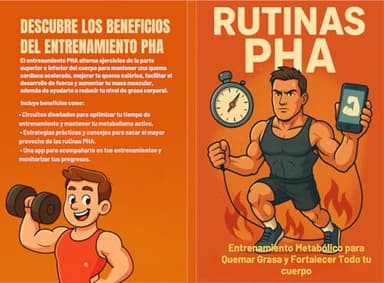 Rutinas PHA: Entrenamiento Metabólico para Quemar Grasa: Optimiza tu metabolismo con sesiones funcionales que combinan cardio y fuerza, sin necesidad de equipo y en menos de 30 minutos al día