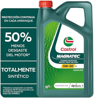 Castrol MAGNATEC 5W-30 DX Aceite de Motor 5L, Versión actual