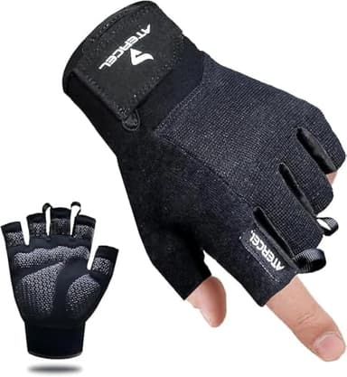 ATERCEL Guantes Gimnasio, para Hombre y Mujer, los Mejores Guantes Gym para Levantamiento de Pesas, Ciclismo, Gimnasio, Entrenamiento, Transpirable y Ajustado