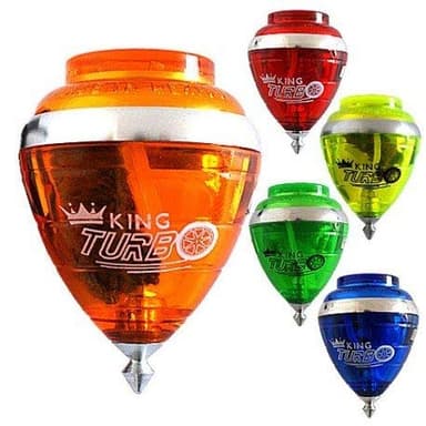 TROMPOS Cometa Peonza King Turbo se envía en Color Aleatorio