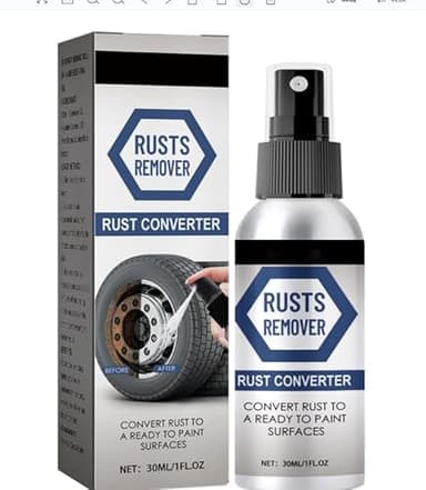 SHOWHEEL Spray Convertidor de Óxido, Quita Oxido Metal, Spray de Eliminación de Óxido, Tratamiento de Óxido de Acción Rápida, Accesorios de Limpieza del Automóvil