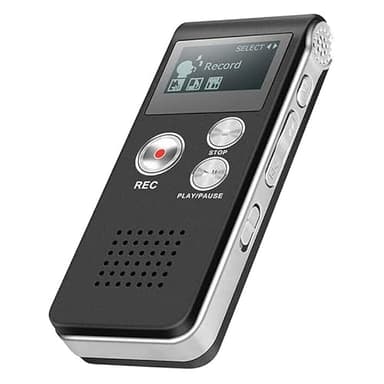 Ghost Hunting EVP Recorder 8GB Equipo Paranormal Spirit Digital Voice Box Grabadora de voz digital Mini USB Grabación con pantalla, WAV, Reproductor MP3 1536 Kbps