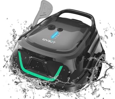 WYBOT A1 Robot Limpiafondos Piscina Turboalimentado, Limpieza Profunda 100㎡, Doble Filtración, Diseño Exclusivo Hogares (120 Min Duración)