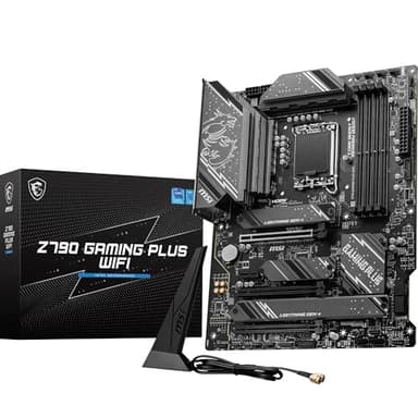 MSI Z790 Gaming Plus WiFi – Placa Base ATX para Gaming, Soporte Intel 13ª Gen, DDR5, WiFi 6, PCIe 5.0, RGB