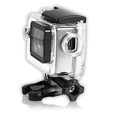 Funda Impermeable para cámara de acción, Carcasa Protectora subacuática con Cable de Carga, Carcasa Impermeable para cámara Deportiva para SJCAM SJ4000/SJ7000